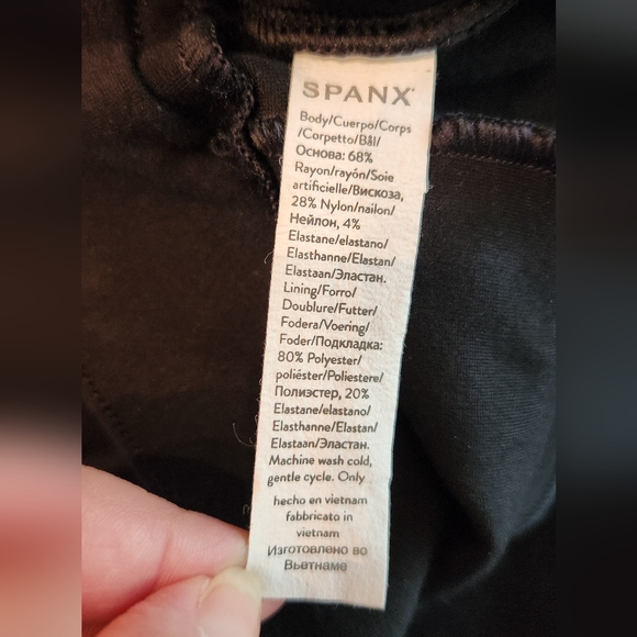Spanx Perfect Fit Ponte Kick Flare Pants Black Size Large - Picture 4 of 5